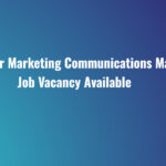 Cluster Marketing Communications Manager