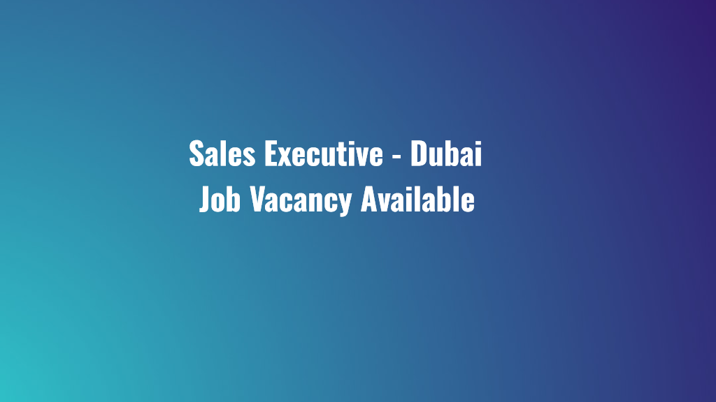 Sales Executive