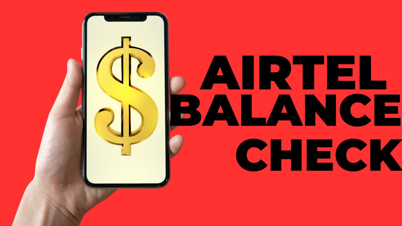 Airtel balance Check