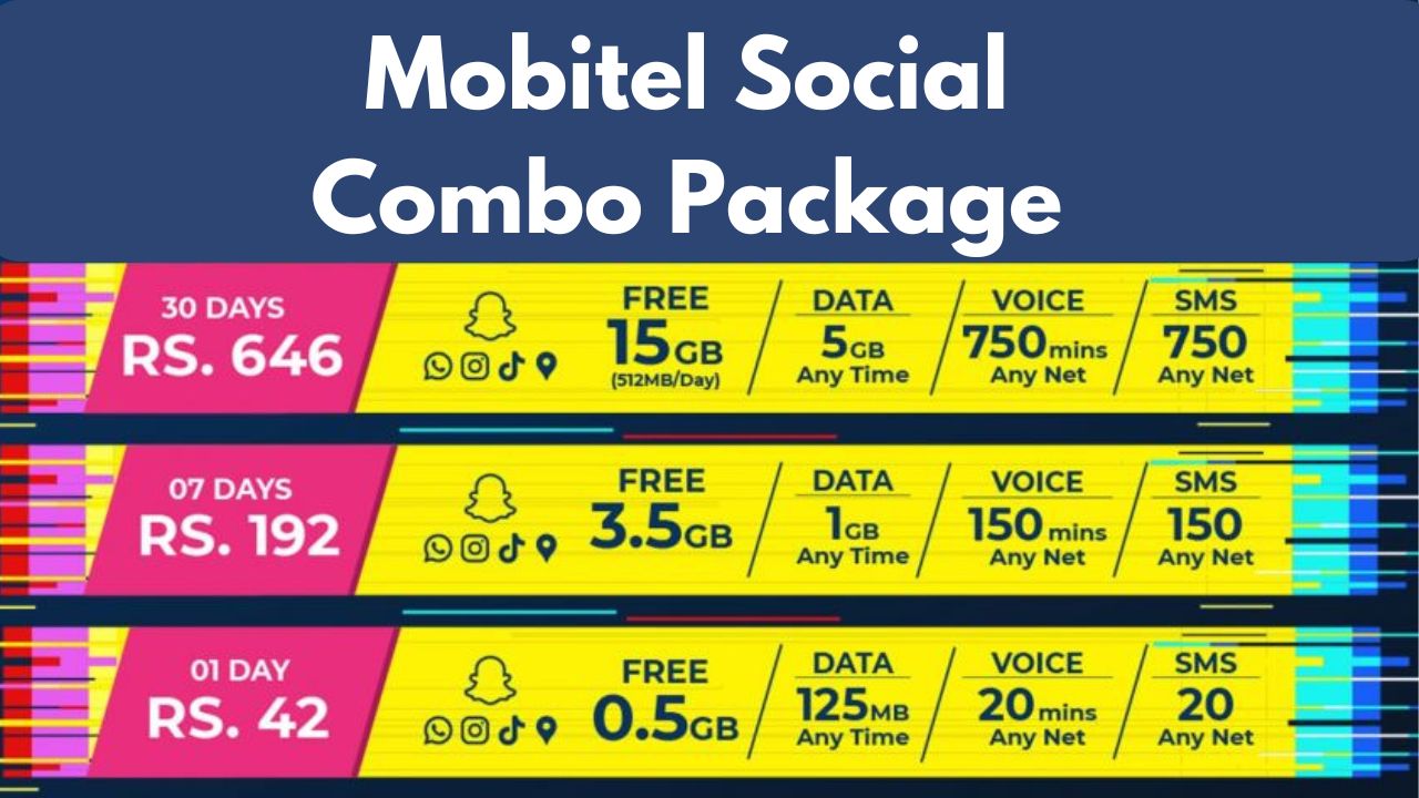 Mobitel Social Combo Package